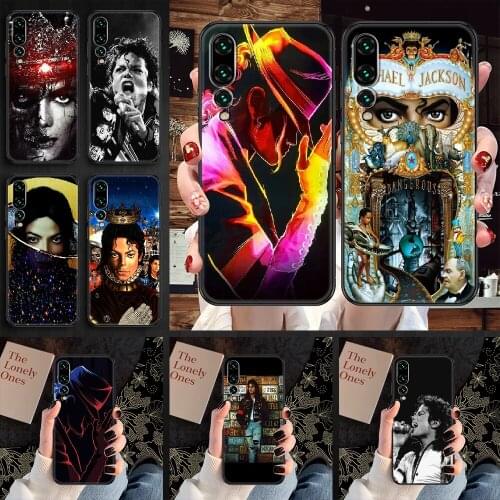 Michael Jacksons Phone case For Huawei P Mate P10 P20 P30 P40 10 20 Smart Z Pro Lite 2019 black painting hoesjes art waterproof