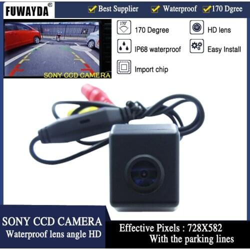 FUWAYDA Hot Sale !! HD CCD Chip Car Rear View Reverse Back Up Parking Safety DVD GPS Navigation Kits CAMERA for Buick Enclave
