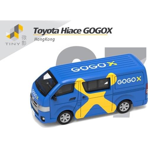 Tiny 1:64 Toyota Hiace GOGOX Die-Cast Model Car
