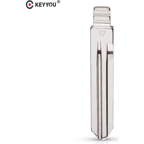 KEYYOU 10pcs NO.97 Key Blade Replacement Remote Blank Key Blade For Kia For Hyundai ELANTRA CELESTA Flip Remote Car Key Blade