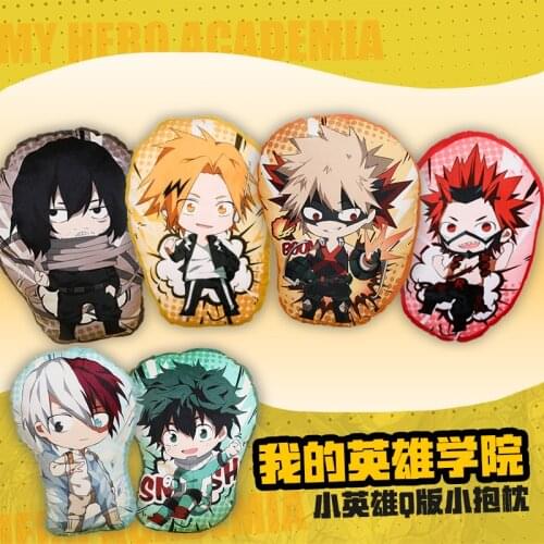 2021 HOT Anime My Hero Academia Kaminari Denki Cosplay Plush Pillow Cute Gifts Cartoon Stuffed Doll Toys Cushion Birthday Xmas