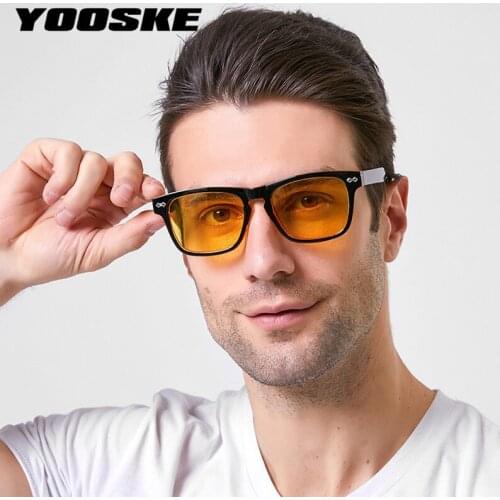 YOOSKE Fashion Sunglasses Men Women Vintage Trendy Ladies Sun Glasses Brand Designer Ocean Colored Sunglasses Outdoor UV400