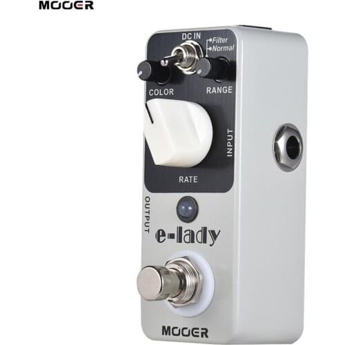 MOOER e-lady Analog Flanger Guitar Effect Pedal 2 Modes True Bypass Full Metal Shell Classic analog flanger sound