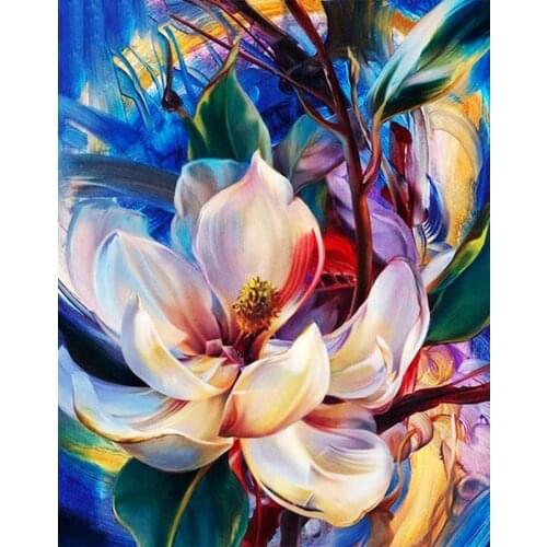 5D Diy Poured Glue Diamond Painting Kits Kits Scalloped Edge Full Round Drill Mosaic Flower Owl Mosaic New Year Gift Decoration