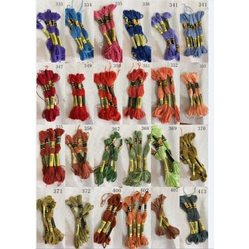 CXC Threads Two labels rose to me 10 pieces cross stitch threads cross stitch embroidery thread Custom threads colors 03