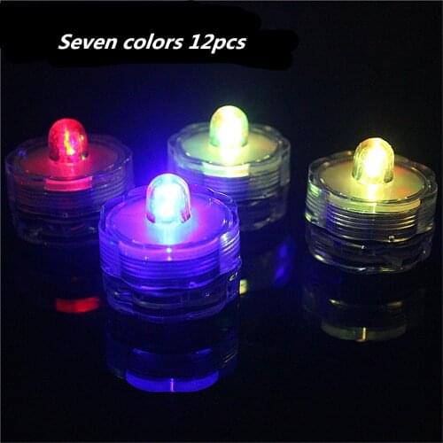 New LED waterproof candle light fish tank light cafe bar candle party wedding banquet waterproof electronic candle