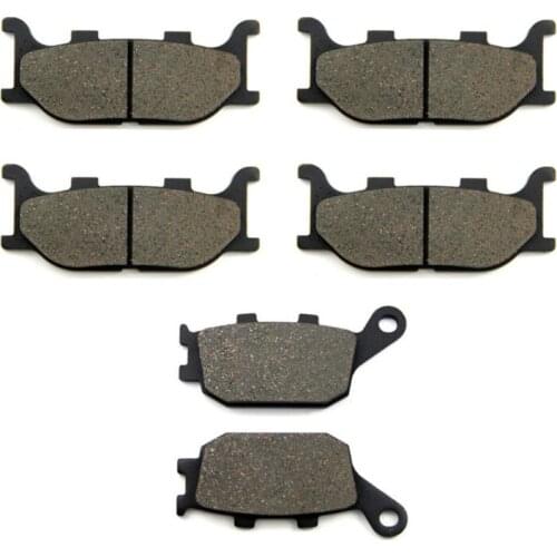 SOMMET Motorcycle Front + Rear Brake Pads Disks for Yamaha XJ6-SP/N/F/S Diversion 600 (13-15) LT199-199-174