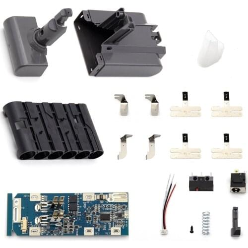 Li Battery Plastic Case Charging Protection Circuit Board PCB for Dyson V6 21.6V Exclusive Vacuum Cleaner