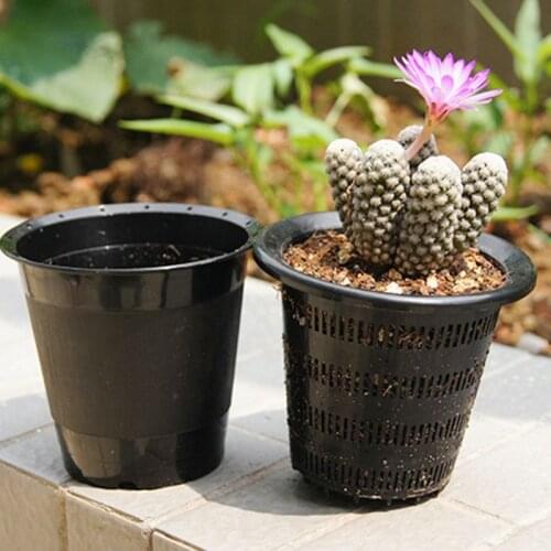 Mesh Pot Net Orchid Hydroponic Flower Basket Planter Container Home Garden Decor