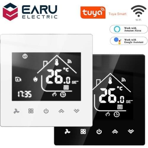 Tuya APP WiFi Smart Thermostat Electric Floor Heating Water Gas Boiler Temperature Voice Remote Controller for Google Home Alexa