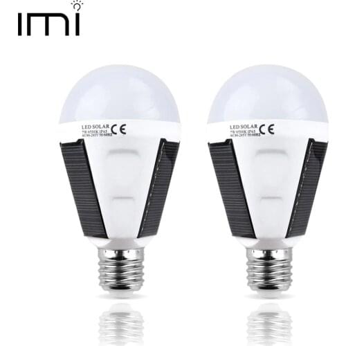 LED Solar Bulb Outdoor Lighting Portable 7W Rechargeable Hanging Lamp Emergency Hiking Camping Tent Fishing Light Energy Saving