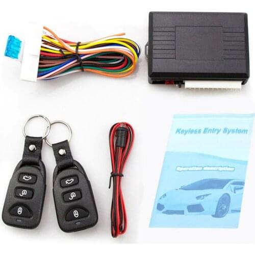 Universal Car Alarm Systems Auto Remote Central Kit Door Lock Keyless Entry System Central Locking with Remote Control
