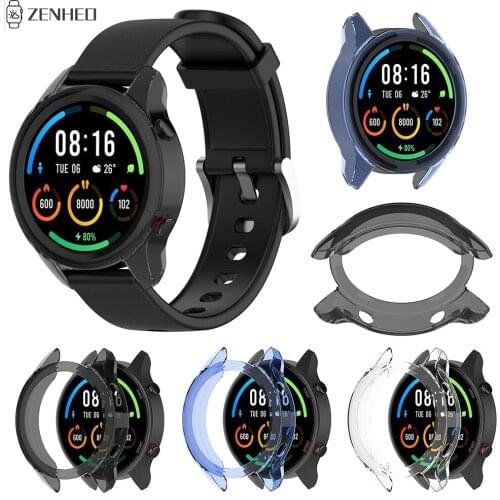 TPU Protector Case For Xiaomi Watch Color Sport Edition Soft Ultra-Slim Clear Protective Shell Cover