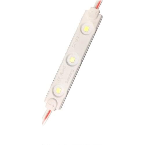 YOLU 10pcs DC12V 3014 SMD 3 LED Module Injection Waterproof IP65 Decorative 3014 Hard Strip Bar Light Lamp Supper Brighter