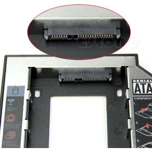 12.7mm SATA 2nd HDD SSD Universal Hard Drive Caddy for cd DVD-ROM Optical Bay