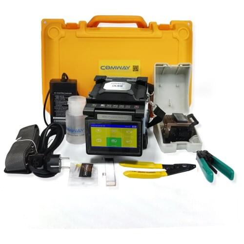 DHL Free Shipping Comway A3 FTTH Smart ARC fusion splicer A3 touch screen FTTH FTTX Welding Machine Fusionadora de fusion
