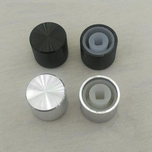 Diameter 15MM height 13MM Square hole 3.3mm Aluminum alloy knob switch cap x20