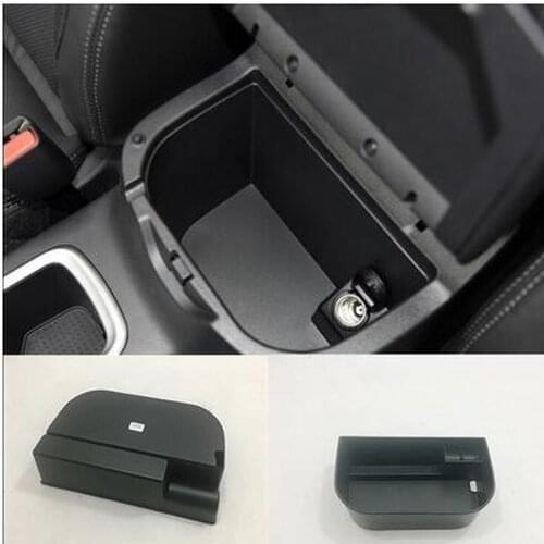 For Nissan Navara NP300 Terra 2017 2018 2019 ABS Plastic Car Armrest Storage box Grid Cover Trim Car Styling accessories