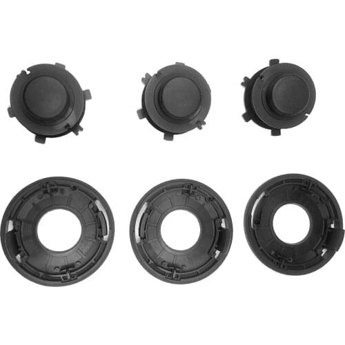 3 Sets Trimmer Head Spools With Trimmer Head Covers for Stihl Head Cover 25-2 FS 90 100 110 120 130 55 80 83 85