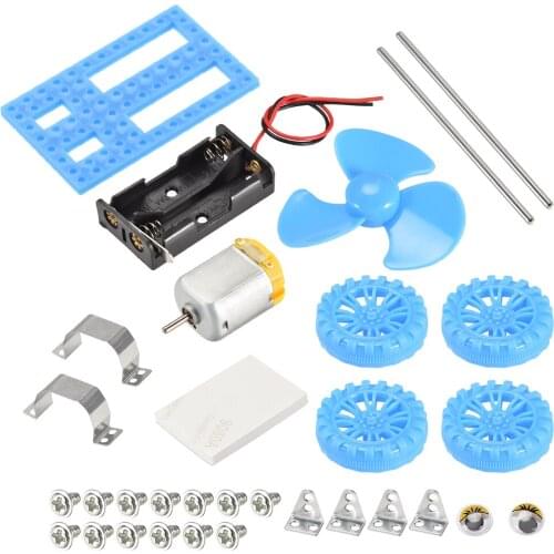 Uxcell DIY Wind Powered Motor Propeller Assemble Subject Kit