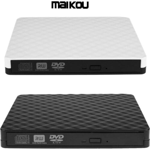 Maikou ED-09 USB 3.0 External Drive DVD CD computer DVD-ROM 8x CD-ROM 24x Burner Writer Recorder for Windows Laptop desktop