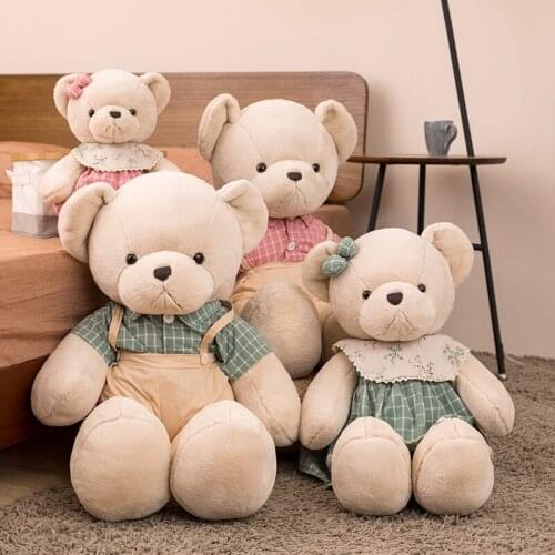40/60/80CM Cute Cartoon Plush Toy Bear Soft Pillow Animal Doll Baby Appease Toys Child Birthday Gift Valentine Day Gift