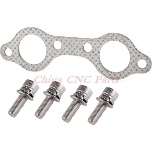 NICECNC New Exhaust Manifold Gasket Bolt Kit Repalcement For Polaris Sportsman 600 700 800 Ranger 700 RZR 800 ATV