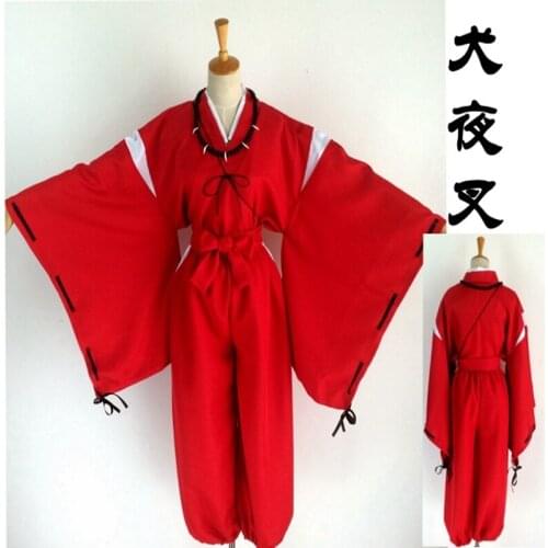 New Inuyasha Kikyo Kimono Cosplay Costume Full Set Custom made Halloween carnival Anime cosplay costume