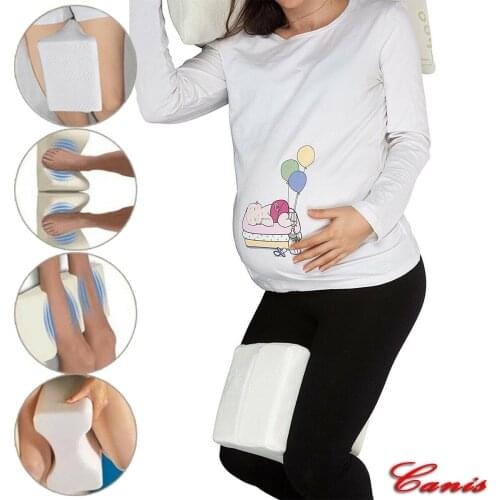 Leg/Knee Support Pillow Firm Memory Foam for Pregnancy Post Surgery Relieve Knee