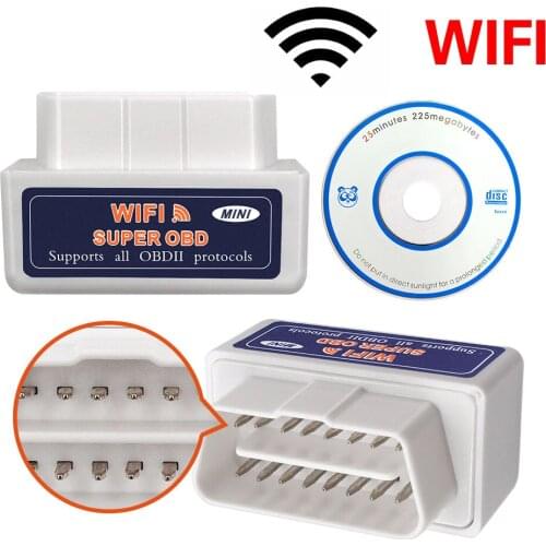 OBD2 Scanner ELM327 V1.5 WIFI OBD 2 Automotive Diagnostic Scanner For Car OBDII ELM 327 WI-FI 1.5 V1.5 Diagnostic Tool Code Read
