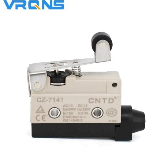 CZ Series Waterproof Micro Switch AZ-7141 TZ-7141 Travel Limit Switch Small Horizontal Roller Lever