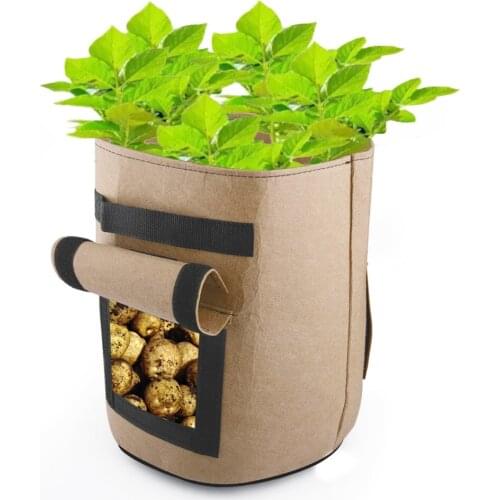 Adeeing Breathable Potato Tomato Planting Bag Vegetable Plant Growth Bag Moisturizing Outdoor Vertical Garden Grow Bag