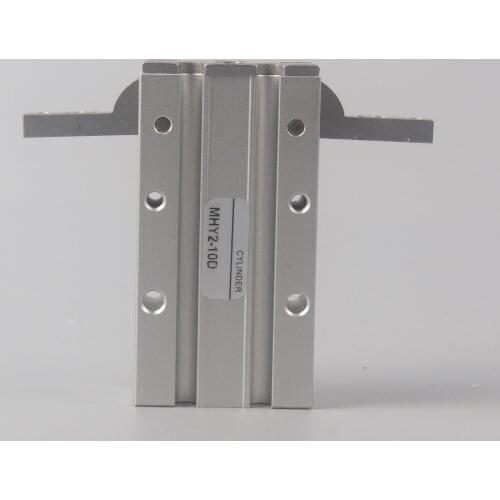 1PCS MHY2-10D Double Acting Air Gripper Pneumatic Finger Cylinder SMC Type Aluminium Clamps automation for mask machines