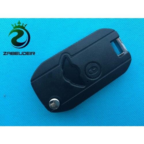 10pcs/lot of new replacement Folding key case For BMW 2 button remote flip key shell blank uncut blade no logo