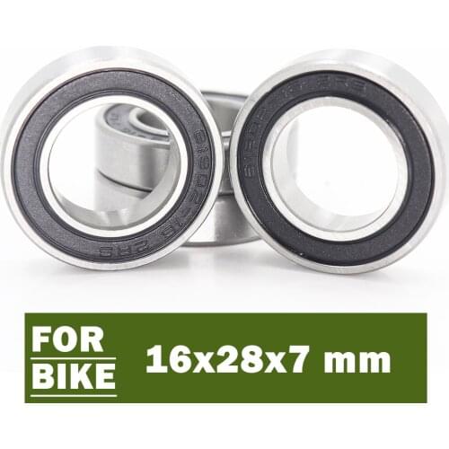 16287-2RS Ball Bearing, 16x28x7mm Chrome Steel Rubber Sealed, 16287RS Bicycle Bearings Smoothly for American Classic Rear Hub