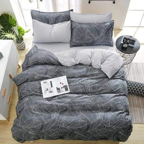 30Bedding Set Fashion house luxury bed cover sheet Pillowcase Wavy stripes Home textile Family Bed Linens High Quality