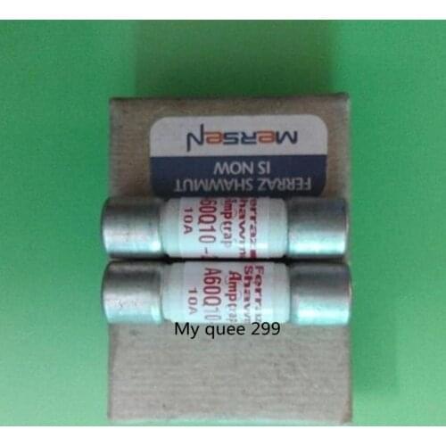 5pcs A60Q10-2 fuse Ferraz French Roland genuine 10X38MM 10A 600V