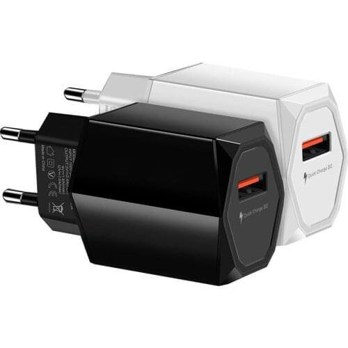 USB mobile phone fast charger 3.0 wall mount charger EU plug portable travel fast charging Samsung Glasy s6 iphone FS USB