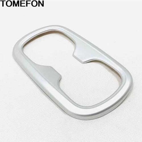 TOMEFON For Toyota Corolla 2019 2020 Car Rear Seat Water Cup Holder Water Bottle Placement Frame Cover Trim Interior Accessories