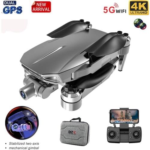 2021 New L106 Pro2 GPS RC Drone 4K HD Dual Camera 2-Axis Prevent jitter Gimbal Aerial Photography Brushless Foldable Quadcopter