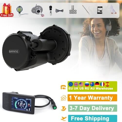 Bafang 36V 250W Mid Motor DIY Electric Bicycle Conversion Kits BBS01B Engine P850C C965 500C Display Kits For E-bike BB 68-73 mm