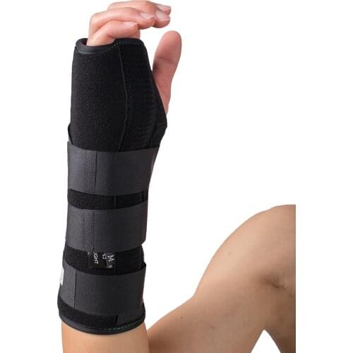 Medical Wrist Brace & Forearm Support Pads for Sprain Forearm Splint with Malleable aluminum splints Strap Protector
