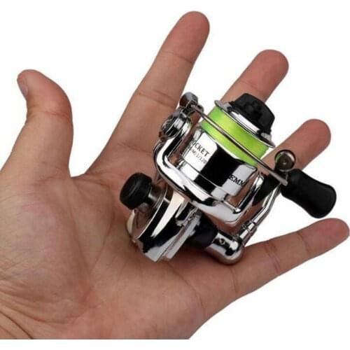 Mini Fishing Reel Metal Alloy Spinning Lure Casting Reels Stainless Steel Bait Casting Fishing Reels Fishing Tackle Accessories