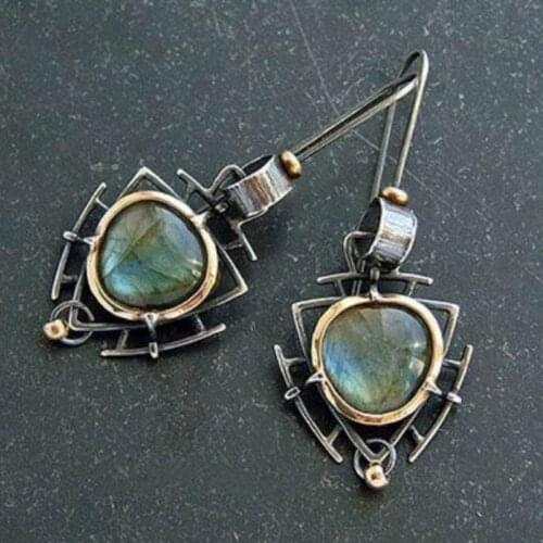 One-of-a-Kind Peacock Blue Fire Labradorite Jewelry