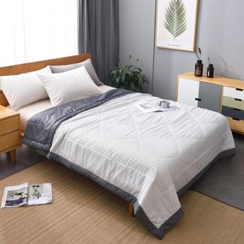 Bedspread Soft Summer Comforter Quilts Washable Bed Quilt Air Conditioned Quilt Duvet Adults Summer Quilt