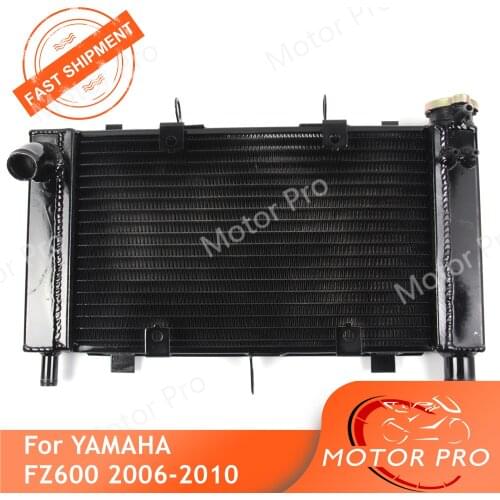 Motorbike Radiator For Yamaha FZ 600 2006 2007 2008 2009 2010 Engine Water Cooling Cooler Accessories FZ600 06 07 08 09 10