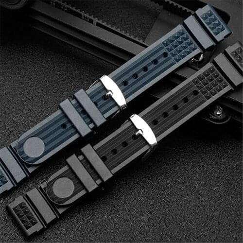 For SLA017J1 SLA037J1 SLA039J1 Watch Accessories Soft Silicone Watch Strap Waterproof Sweat-roof 20MM/22MM Watch Band Belt