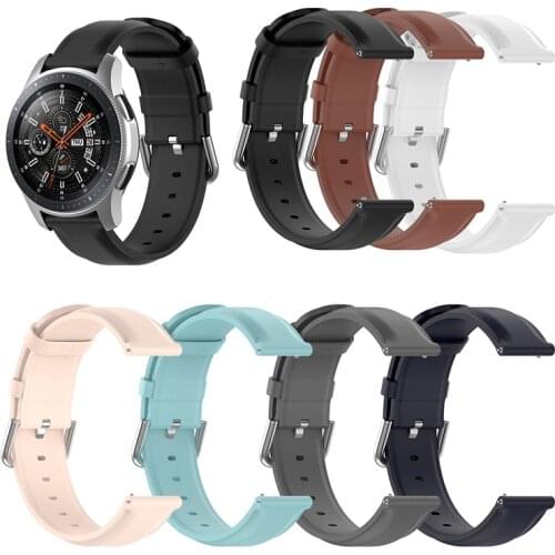Genuine Leather Watchband For Samsung Galaxy Watch3 45mm 41mm Strap For Samsung Watch 3 Band Bracelet Replacement Accessories