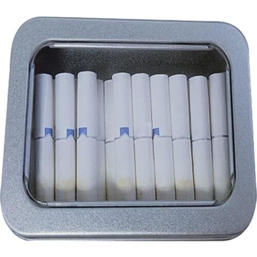 Silver Aluminum Box Cigarette Box for Iqos Carrying Bag Clear Cover Window Style Holding Accessories