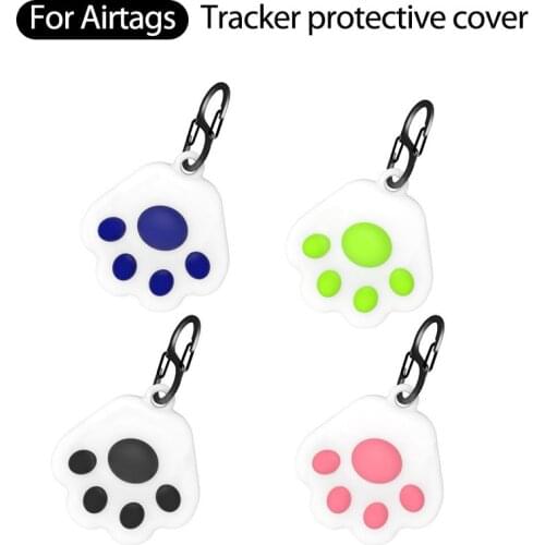Silicone Protection Case For AirTags Cute Cat Paw Cover Soft Shell Soft And Comfortable Protective Sleeve For AirTags Tracker